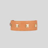 COLLAR / CUERO TACHES CAMEL