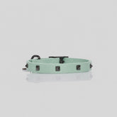 COLLAR MINI / CUERO TACHES VERDE ZOMBIE