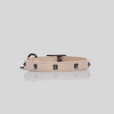 COLLAR MINI / CUERO TACHES CAFETTO