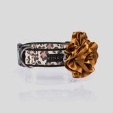 COLLAR SÚPER ANCHO FLOR / CAFETTO DIVINE LEOPARDO