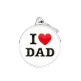 PLACA DE IDENTIFICACIÓN DE IDENTIFICACIÓN I LOVE DAD