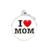 PLACA DE IDENTIFICACIÓN DE IDENTIFICACIÓN I LOVE MOM