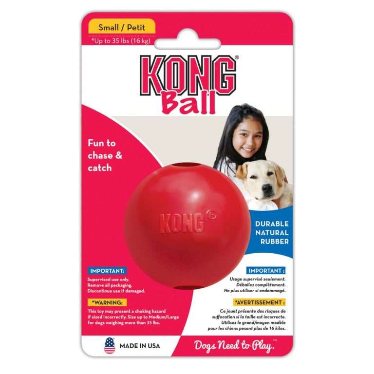 PELOTA CAUCHO / KONG CLASSIC ROJA