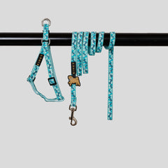 CONJUNTO ARNÉS + TRAÍLLA  / CAMUFLADO CAMO MARINE