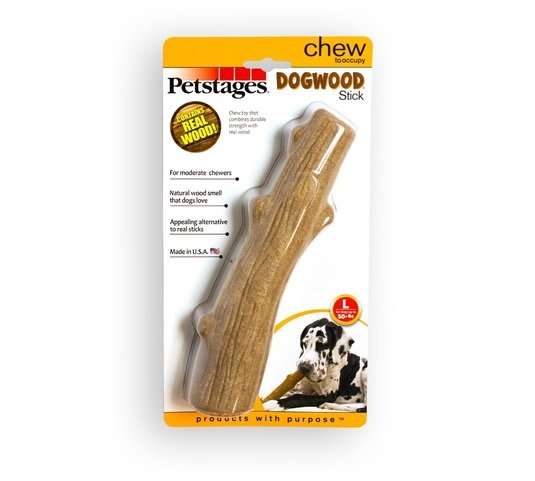 JUGUETE MASTICABLE PARA PERRO PALO DE MADERA