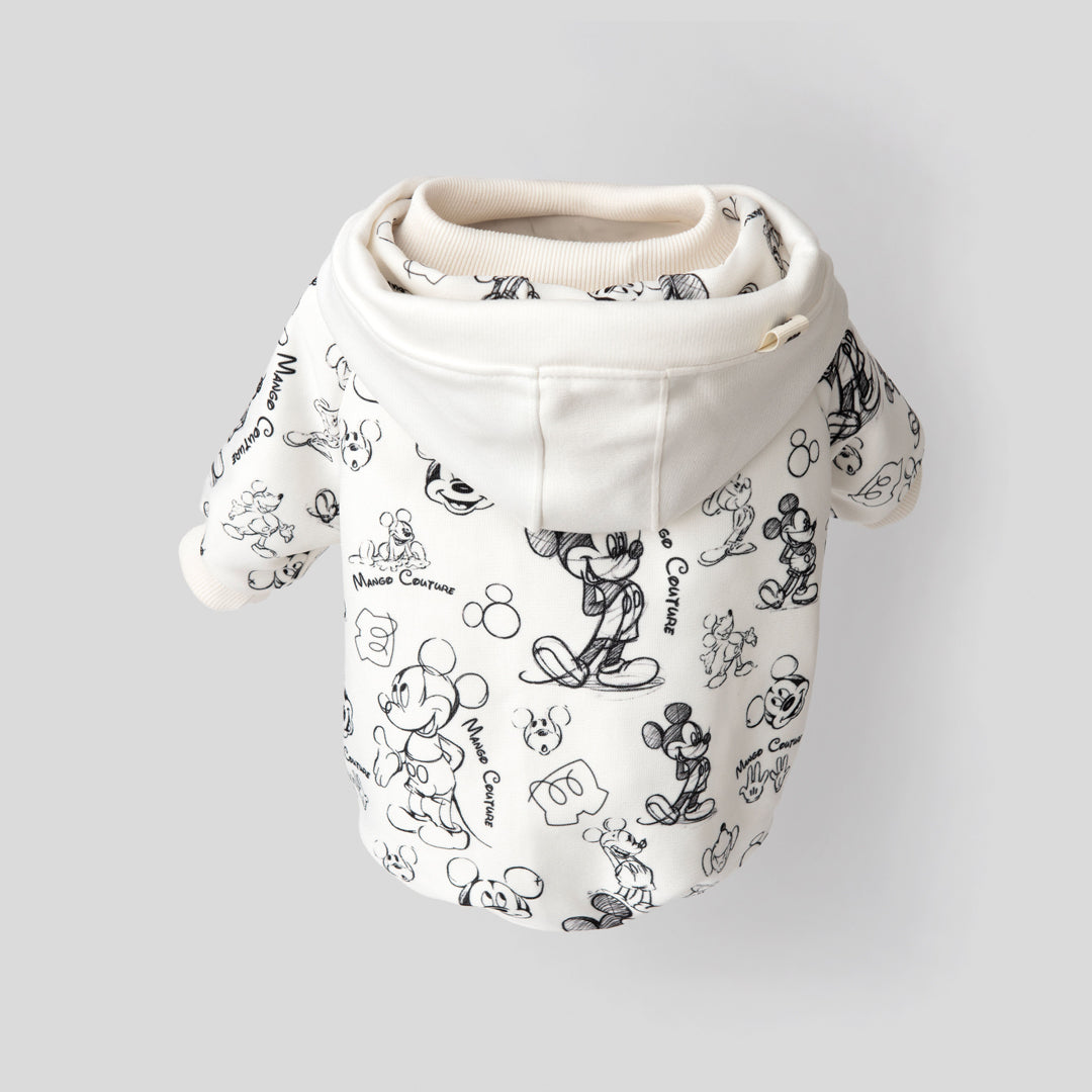 HOODIE TOYS MICKEY BLANCO / MANGO COUTURE