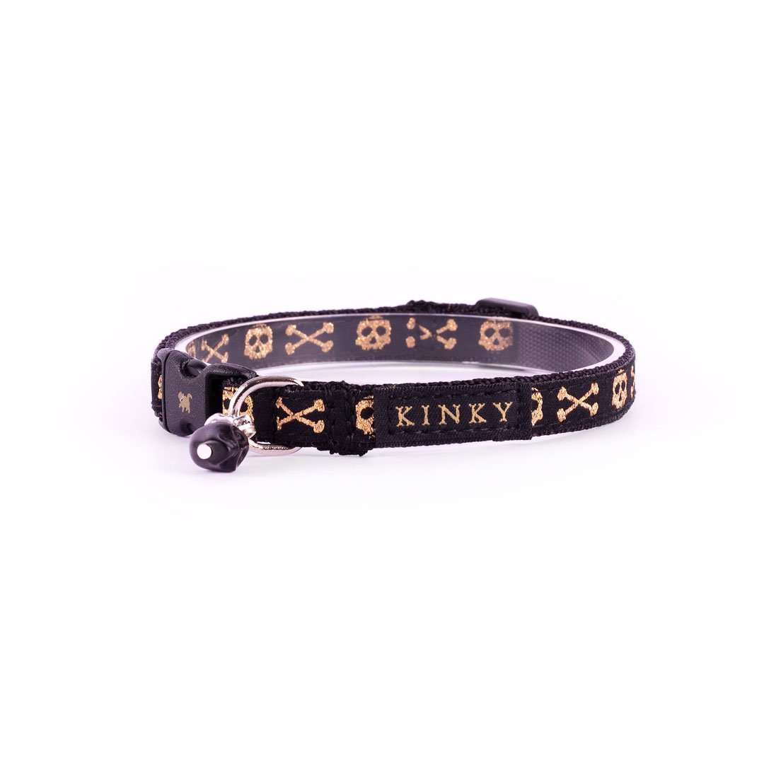 COLLAR MINI / NEGRO CALAVERA GOLD