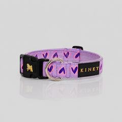 COLLAR / LILA CORAZONES