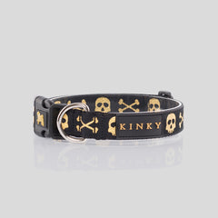 COLLAR / NEGRO CALAVERA GOLD