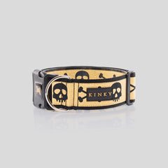 COLLAR SÚPER ANCHO / DORADA CALAVERA GOLD