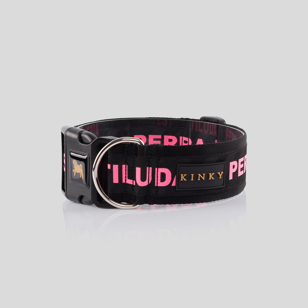 COLLAR SÚPER ANCHO / NEGRO PERRA ESTILUDA