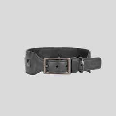 COLLAR / CUERO TACHES HUMO