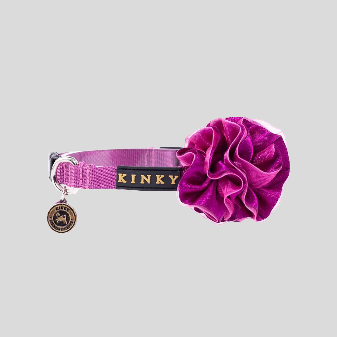 COLLAR MINI BÁSICO FLOR / BERRY