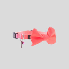 COLLAR MINI CORBATÍN / BÁSICO MELÓN NEÓN
