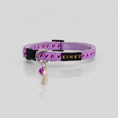 COLLAR MINI / ORQUÍDEA CORAZONES LILA