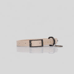 COLLAR MINI / CUERO TACHES CAFETTO