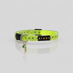 COLLAR MINI / MILITAR ESTRELLAS VERDE