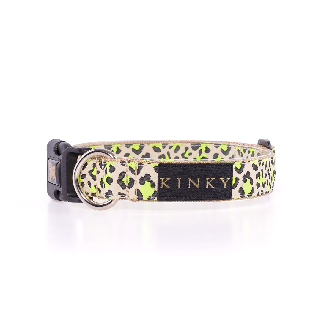 COLLAR / AMARILLO LEOPARDO ELECTRIC
