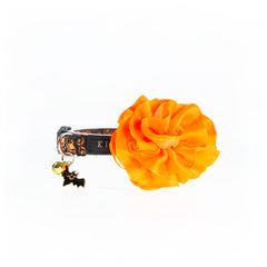 COLLAR MINI FLOR / CALABAZA HALLOWEEN
