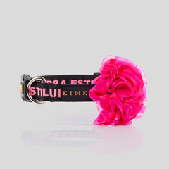 COLLAR DE  FLOR  / NEGRO PERRA ESTILUDA