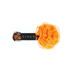 COLLAR DE  FLOR  / HALOWEEN CALABAZAS