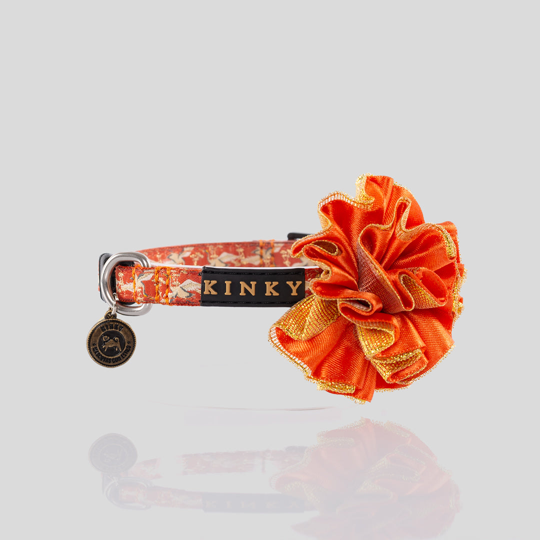 COLLAR MINI FLOR / LADRILLO DIVINE GARZAS