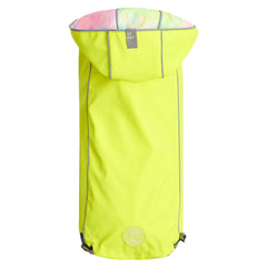 IMPERMEABLE DOBLE FAZ AMARILLO NEÓN Y TIE DYE GF PET