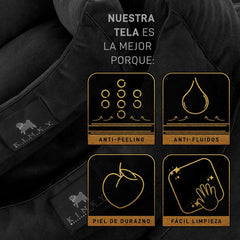 CAMA PARA PERRO NEGRA / ROSADO NEÓN