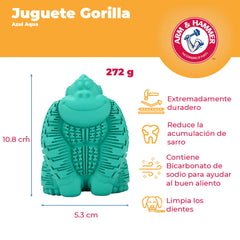 JUGUETE RASCADOR DE CAUCHO GORILA A&H