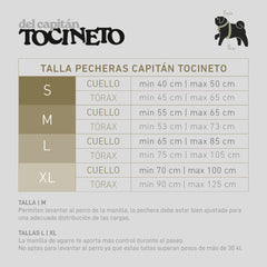 Pechera VD del Capitán Tocineto Negra / Gris