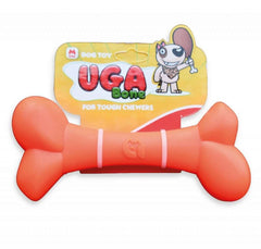 JUGUETE PARA PERRO / HUESO UGA NARANJA