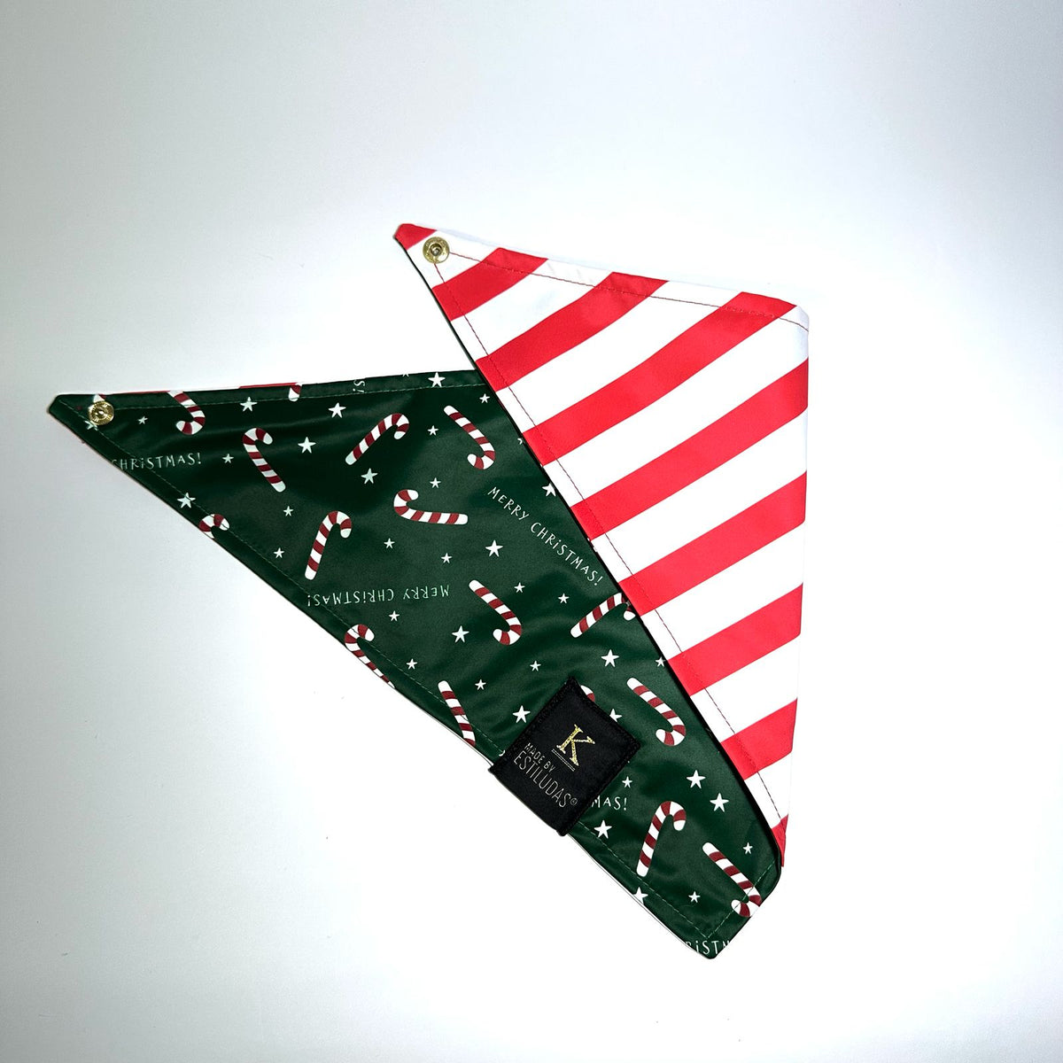 PAÑOLETA NAVIDAD / CANDY CANE VERDE