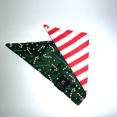 PAÑOLETA NAVIDAD / CANDY CANE VERDE