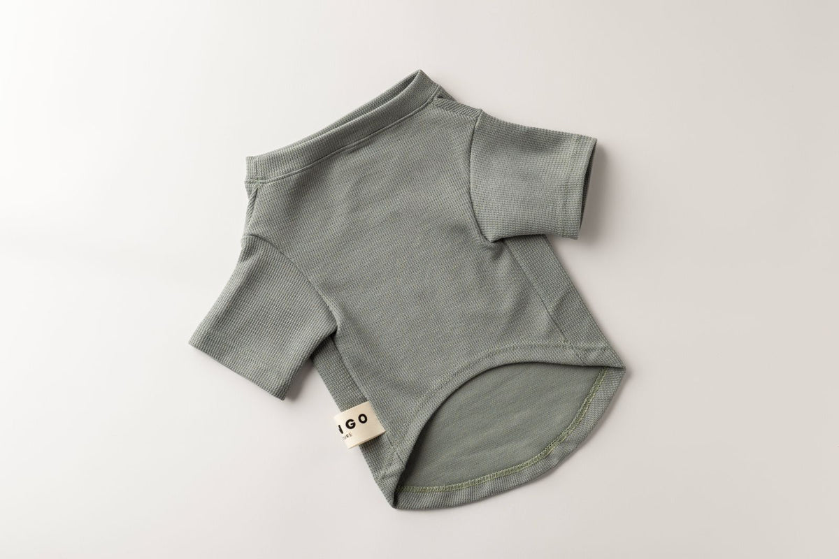 T-SHIRT AURA OLIVA  / MANGO COUTURE