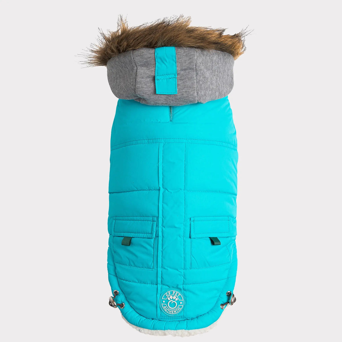 CHAQUETA PARKA TURQUESA GF PET