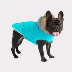 CHAQUETA PARKA TURQUESA GF PET