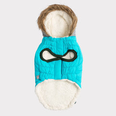 CHAQUETA PARKA TURQUESA GF PET