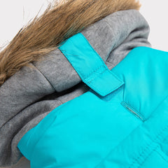 CHAQUETA PARKA TURQUESA GF PET