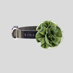 COLLAR DE FLOR / BÁSICO VERDE BOSQUE