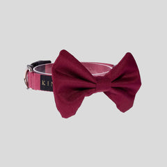 COLLAR DE CORBATÍN  / BÁSICO VINOTINTO