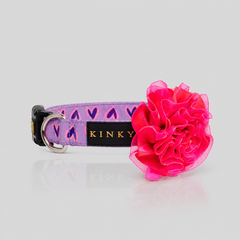 COLLAR DE  FLOR  / ORQUÍDEA CORAZONES