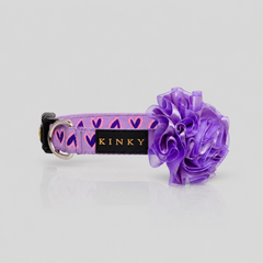 COLLAR DE  FLOR  / ORQUÍDEA CORAZONES