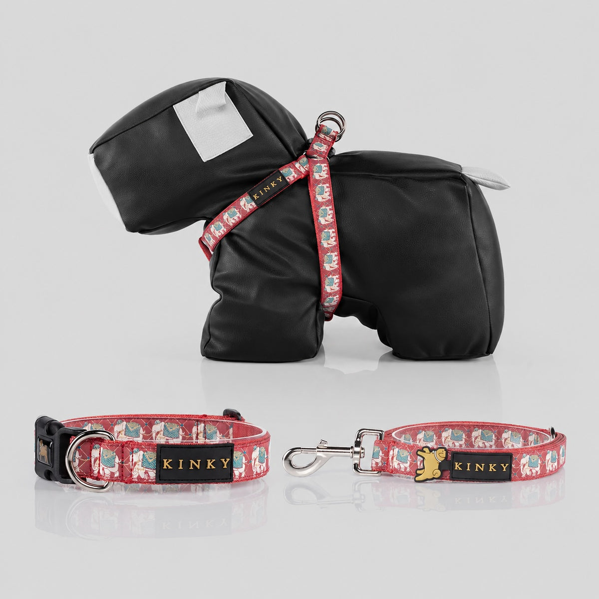 SET ARNÉS + COLLAR + TRAÍLLA / ELEFANTE