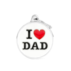 PLACA DE IDENTIFICACIÓN DE IDENTIFICACIÓN I LOVE DAD
