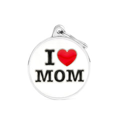 PLACA DE IDENTIFICACIÓN DE IDENTIFICACIÓN I LOVE MOM